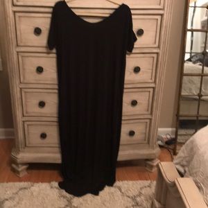 Amazon Black Maxi Dress Size M NWOT